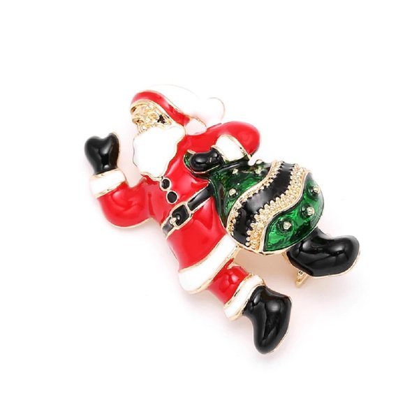Jewelry - Christmas Holiday Santa Claus Brooch/Pin